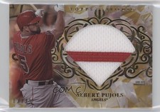 2015 Topps Tribute Diamond Cuts Relics Gold 13/25 Albert Pujols #DC-AP Patch g6w