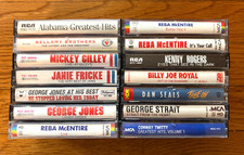 Country Cassette Tape Lot Reba George Strait Alabama Kenny Rogers 14 Tested