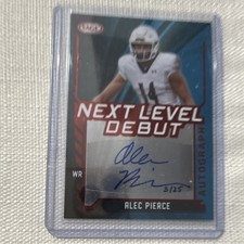 SAGE Next Level Debut Alec Pierce Autograph #NLDA-AP 3/25 Cincinnati Bearcats