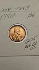 wheat penny 1941D GREAT RED BU 1941-D LINCOLN CENT LOT #6 UNC RED LUSTER