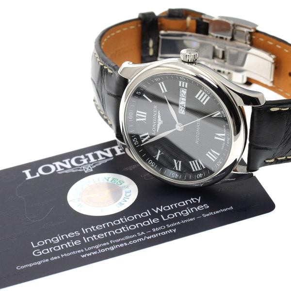 Longines Master Collection L2.755.4 38mm SS Black Dial Automatic Watch #C9329