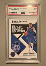 2019-20 Panini Chronicles - Luka Dončić #15 PSA 9