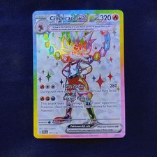 Pokémon TCG Cinderace EX Full Art Ultra Rara Carta Holo Arcobaleno 157/142 come nuova