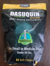 Dasuquin w/ MSM Joint Health Supplement (84 chews)/ S-M Dogs under 60lbs