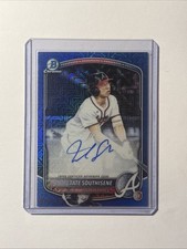2025 Bowman Draft #BMA-TS Tate Southisene Chrome Auto Blue Mojo Refractor 38/150