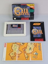 AUTHENTIC VTG Illusion of Gaia Super Nintendo SNES 1994 In Box Manual Map LOOK !