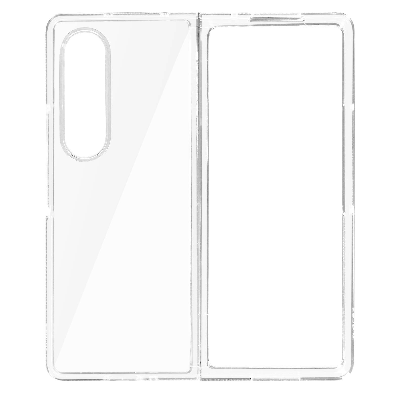 Coque silicone Galaxy Z Fold4 5G souple anti-jaunissement avec angles renforcés