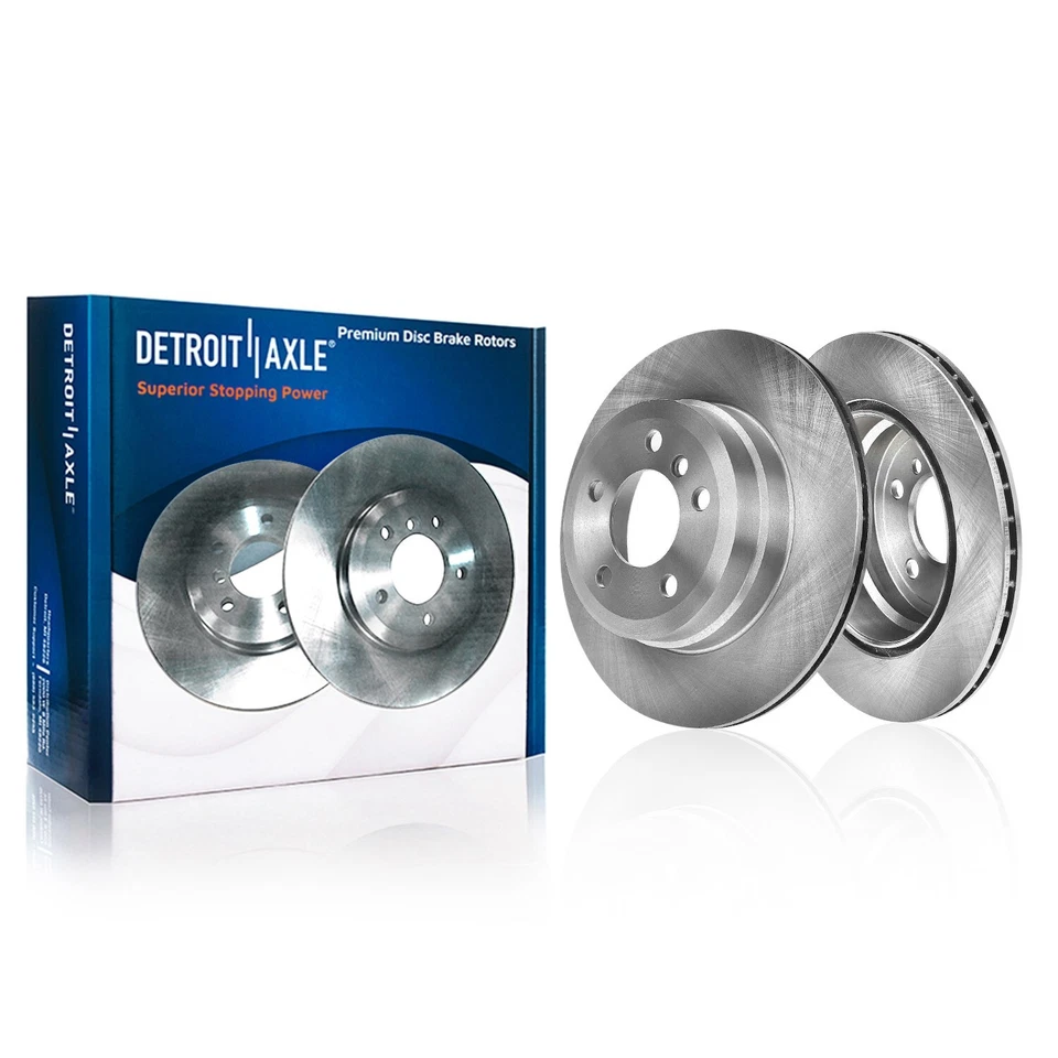 13.70'' Front and 13.58'' Rear Disc Brake Rotors for 2007 2008 2009 2010 BMW X5 - Image 4 of 4