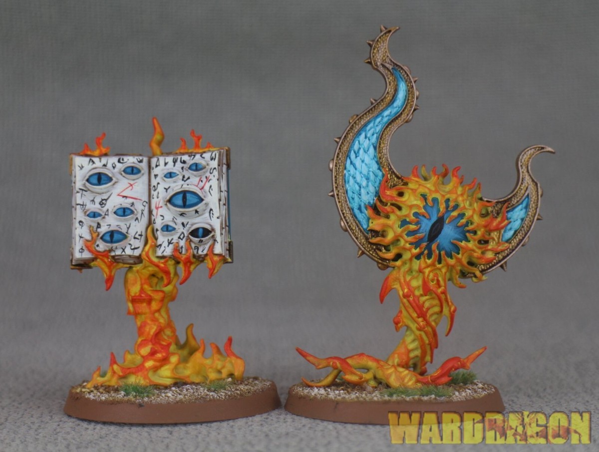 Warhammer AOS WDS painted ENDLESS SPELLS DISCIPLES OF TZEENTCH y31