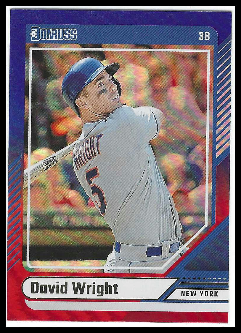 David Wright 2024 Donruss Red and Blue #43 New York Mets