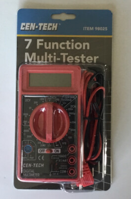 CEN-TECH 7 Function Multi-Tester (Item 98025) - New in Package