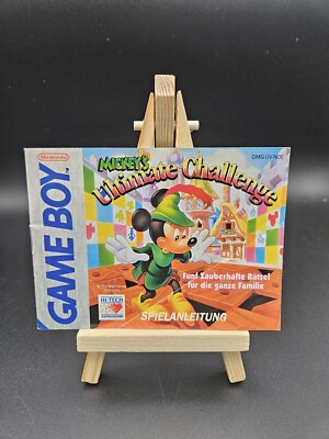 Mickey´s: Ultimate Challenge - Nintendo Gameboy Classic Anleitung - NOE #1