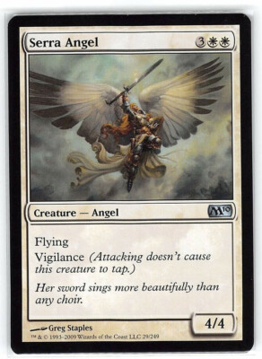 4x Serra Angel PLAYSET Magic MtG x4 Random Set LP or NM The Gathering CNY