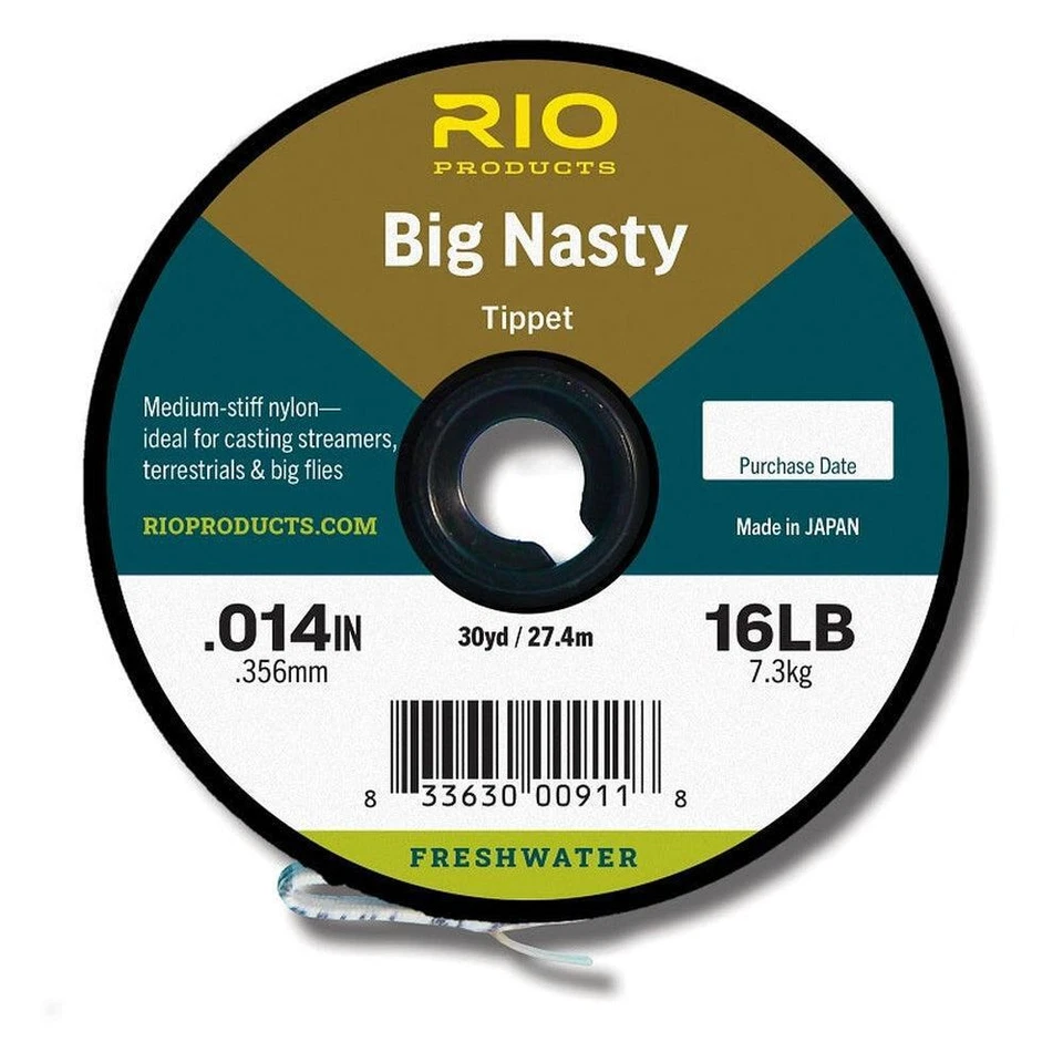 RIO Big Nasty Tippet for big flies and big fish