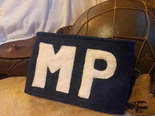 Reproduction Ww2 US Army MP Military Police Armband/Brassard Reenacting