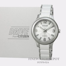 Authentic Citizen Eco-Drive Women's "Drive" Stainless Steel Watch FE7070-52A