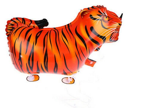 Walking Lion Giraffe Tiger Zebra Balloon Jungle Zoo Animals Helium Decoration - Picture 9 of 15