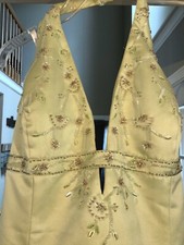 Size 16 Prom Dress Light Green Halter Top Davids Bridal Formal Woman