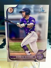 2022 Warming Bernabel Bowman Baseball Paper 1st Bowman #BP-46 Colorado Rockies