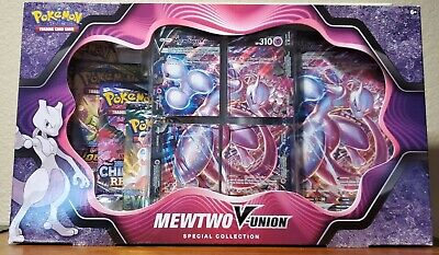 Mewtwo V-Union Special Collection box - Pokemon TCG Codes