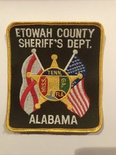 US Sheriff Alabama Odznaka stowarzyszenia Patch Emblemat Department USA
