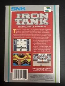 Iron Tank (Nintendo NES) Complete in Box GOOD Shape