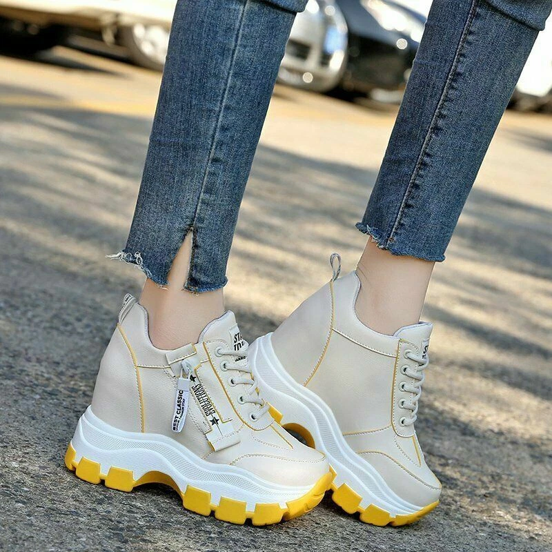 Women Sport Shoes Wedge Basket High Heel Shoes eBay