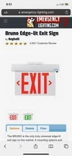 Emergency Exit Sign NEW ❗️