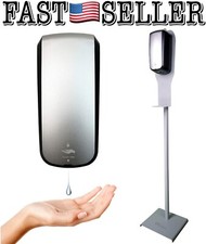 Heavy Duty Floor Stand Automatic Touchless Hand Sanitizer Soap Dispenser 1000ml