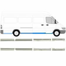 Für Mercedes Sprinter VW LT 1995-2006 Lang Schweller reparatur blech Kotflügel