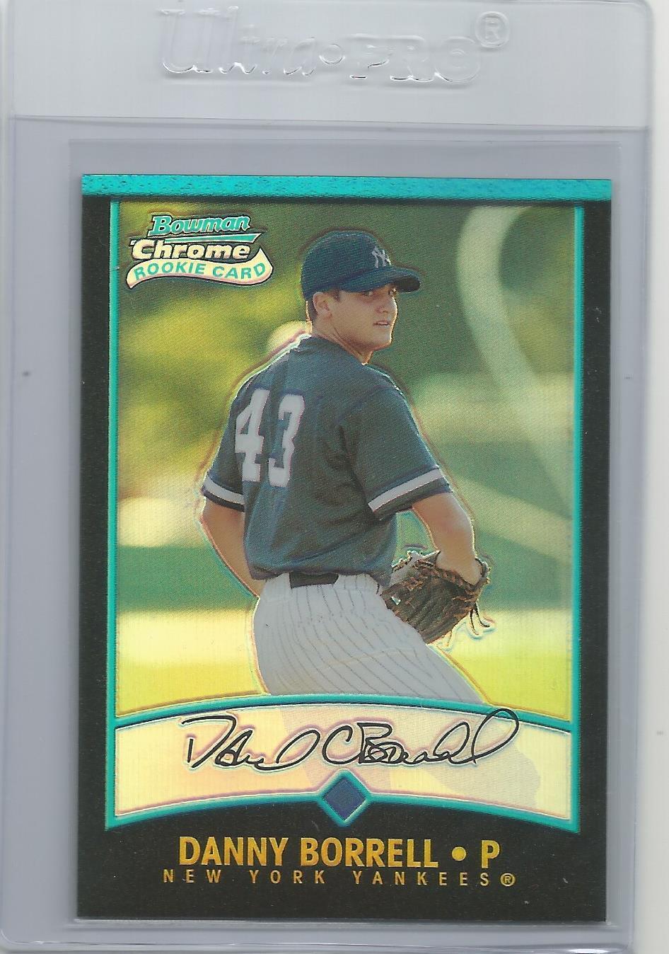 2001 BOWMAN CHROME DANNY BORRELL REFRACTOR ROOKIE RC #153