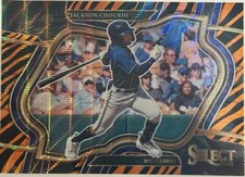Jackson Chourio Tiger SSP 2023 Panini Select Diamond Level #236 (RC) Brewers