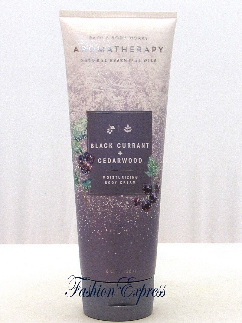 Bath & Body Works Black Currant & Cedarwood Body Cream 8 Oz