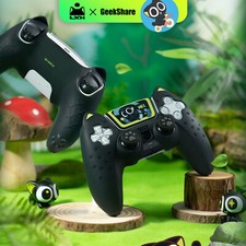 GeekShare PlayStation 5 Controller Silicone Soft Skin Case Cover BLACK Shell LXH