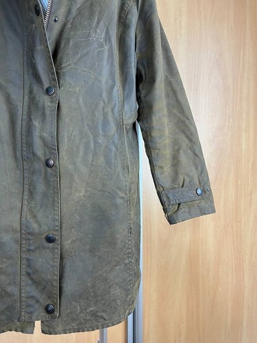 Barbour Newmarket Giacca Cera Donna Marrone UK 16 US 12 Cappotto Outdoor Country - Foto 13 di 20