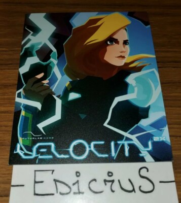 Velocity 2X Strictly Limited Games SLG Art Card Aluminium Plate Run