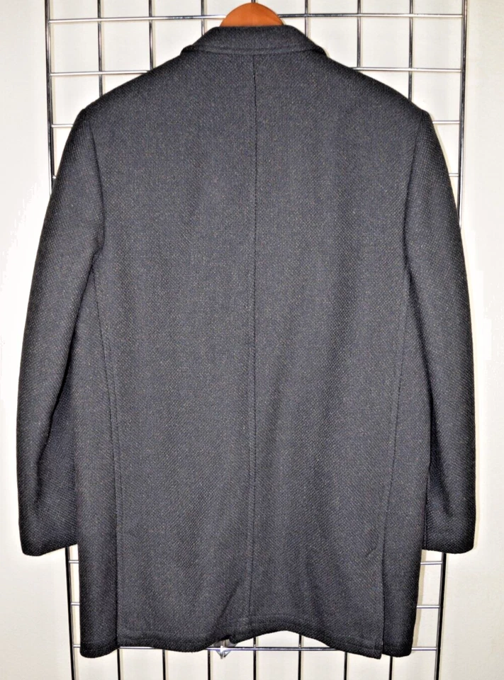 Casaco de carro vintage McGregor tamanho 40 M anos 60 forrado de lã carvão feito nos EUA - Imagem 3 de 4