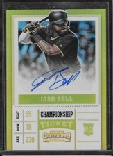 2017 Contenders Championship Ticket Josh Bell Pirates Rookie Autograph 22/49