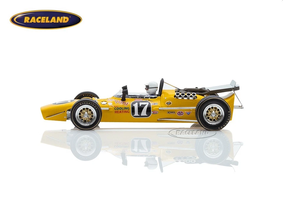 Vollstedt 67 Ford V8 Bryant Heating Indy Riverside 1967 Follmer Spark 1:43 S5770 - Bild 3 von 4