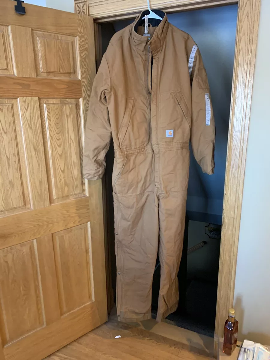 Carhartt Men's Loose Fit Washed Duck Insulated Coverall