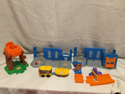 Vtech Go Go Smart Wheels Treasure Mountain Train Adventure & Lift Fix Repair Sho