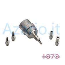 Albero di supporto per flessibile e mini trapano completo di 4 accessori