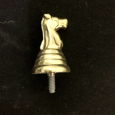 Chess Knight, Trophy Topper Figure, Metal, Gold Color, 2 1/4''