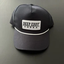 Deep Eddy Vodka SnapBack Rope Trucker Hat Navy Blue Promo Hat