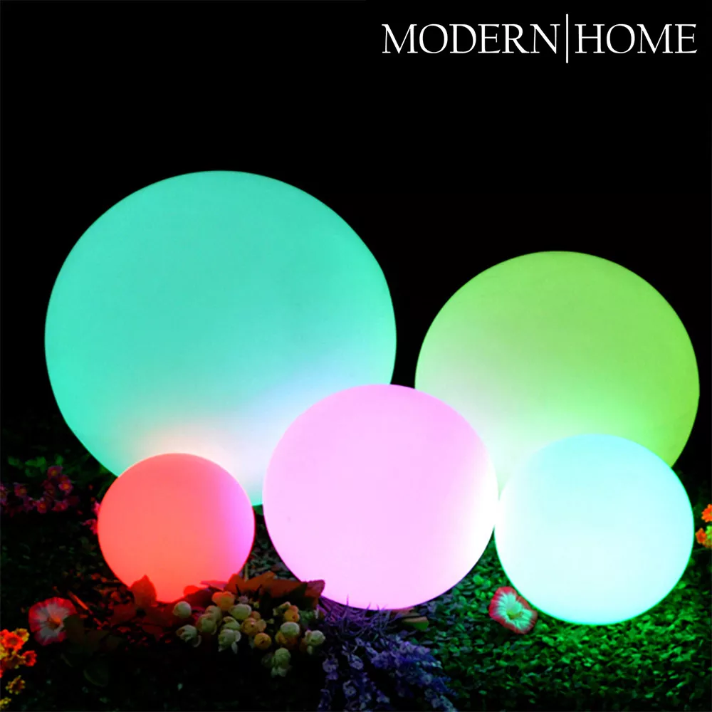 NEW LED COLOR SPHERE FLOATING LIGHT BALL MOOD GLOWING ORB WATER RESISTANT