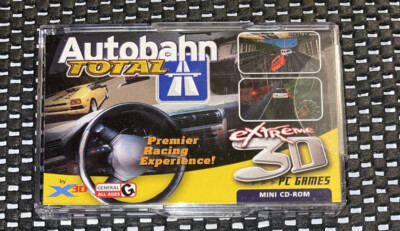 Vintage Autobahn Total Racing extreme 3D Mini CD Rom