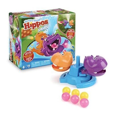 Hasbro Hungry Hungry Hippos Splash Lawn Water Toy Sprinkler Game Kids Gift