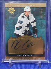 2016-17 Upper Deck Ultimate Rookie Auto Kevin Labanc /199 San Jose Sharks 