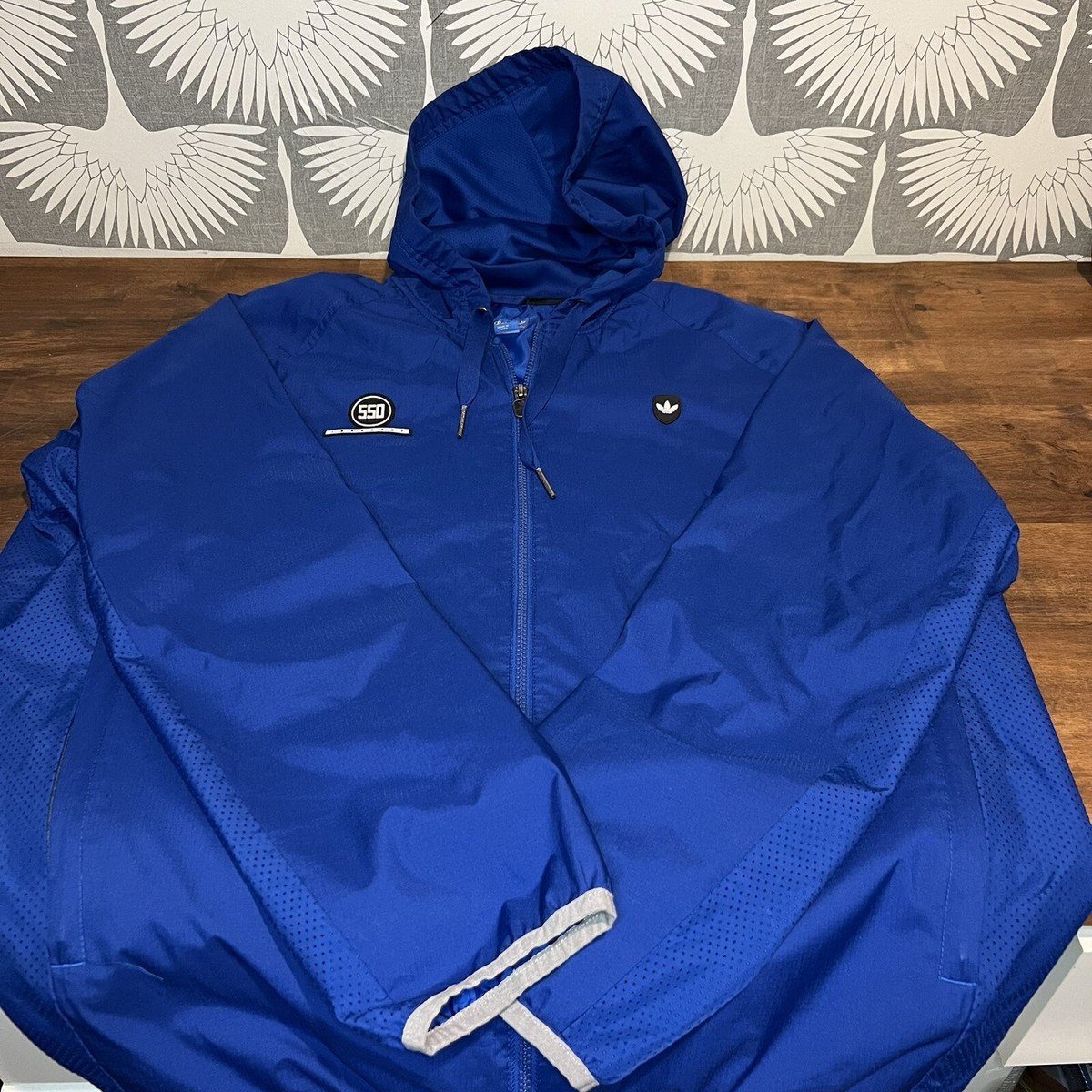 Adidas Porsche 550 Limited Edition BLUE Full Zip hoodie Track