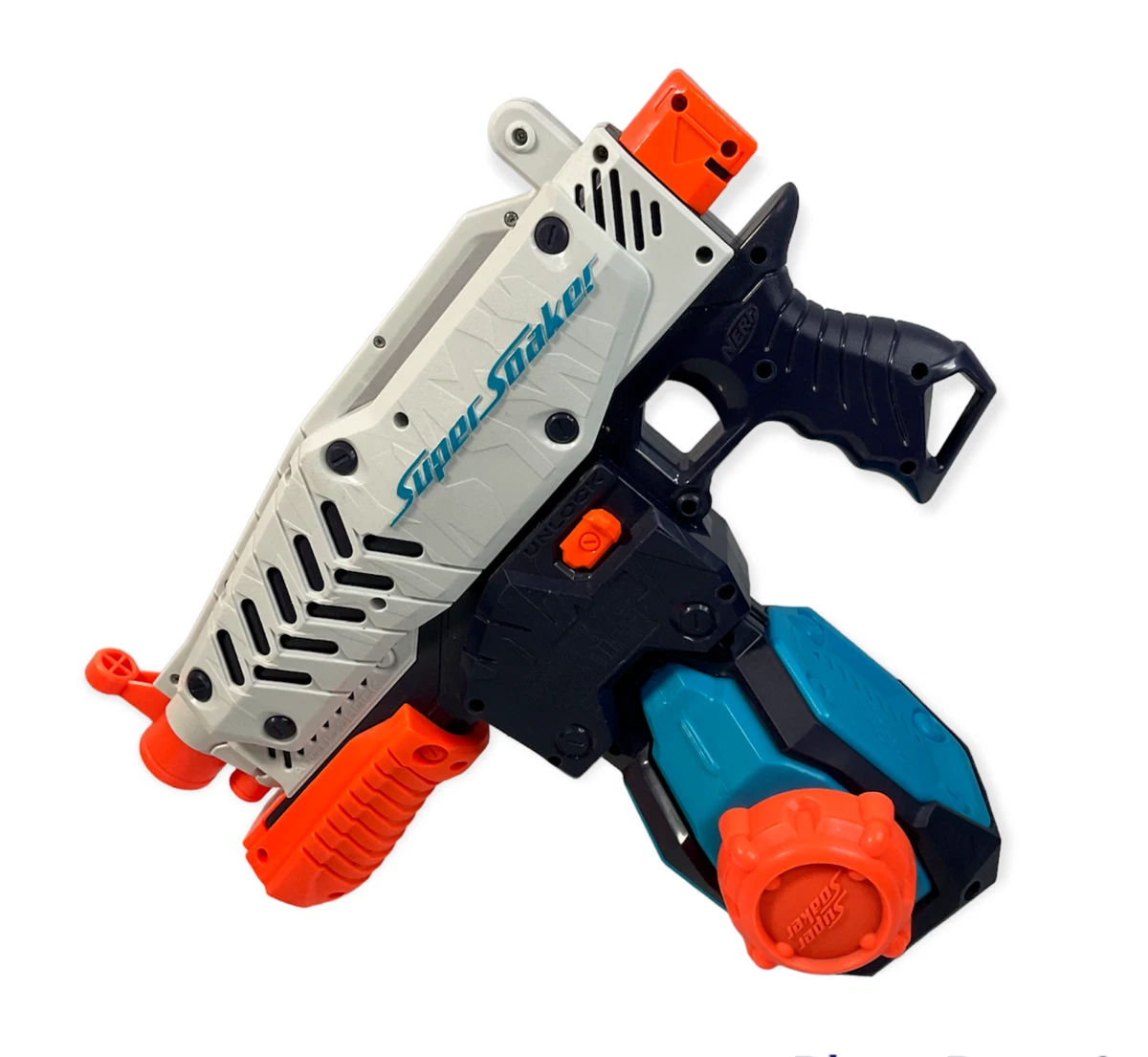 Super Soaker Nerf Water Gun Artic Shock with Magazine Tested Working